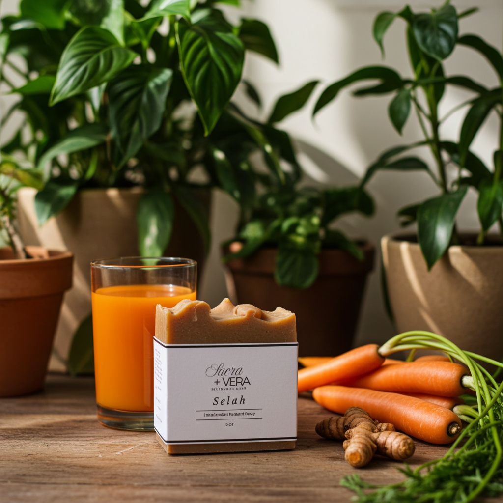 RESTOCKED Selah – Carrot & Turmeric Body Bar