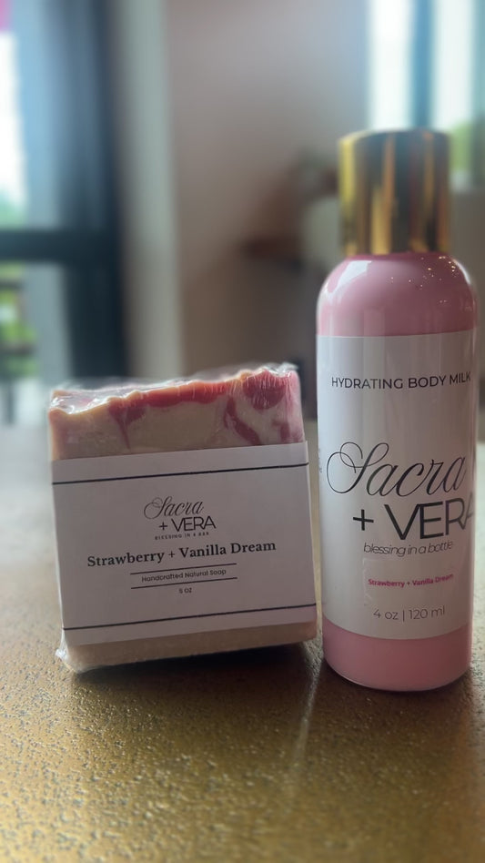 Strawberry + Vanilla Dream Body Bar